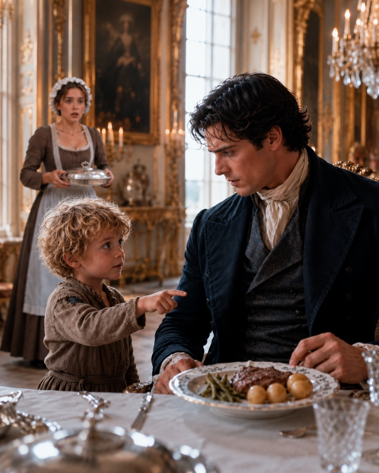 “May I Eat What You Didn’t Finish?” My Son Asks the Cold Duke—Unaware He’s His Father