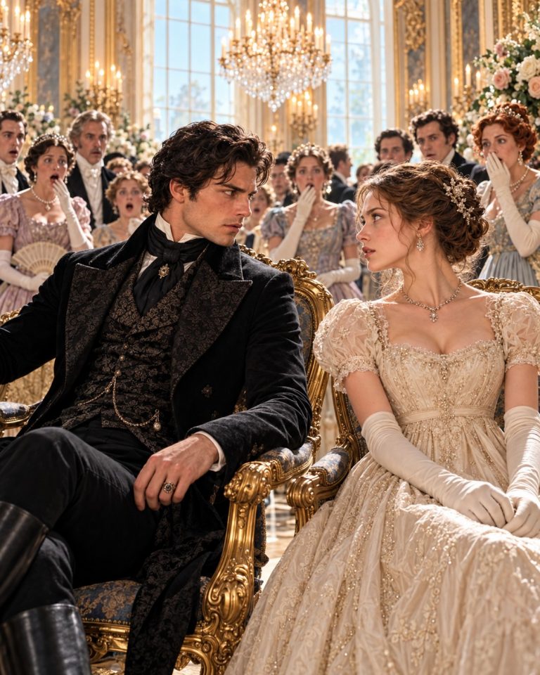Every Woman Avoided the Chair Beside the Feared Duke — Until the Quiet Spinster Sat Down
